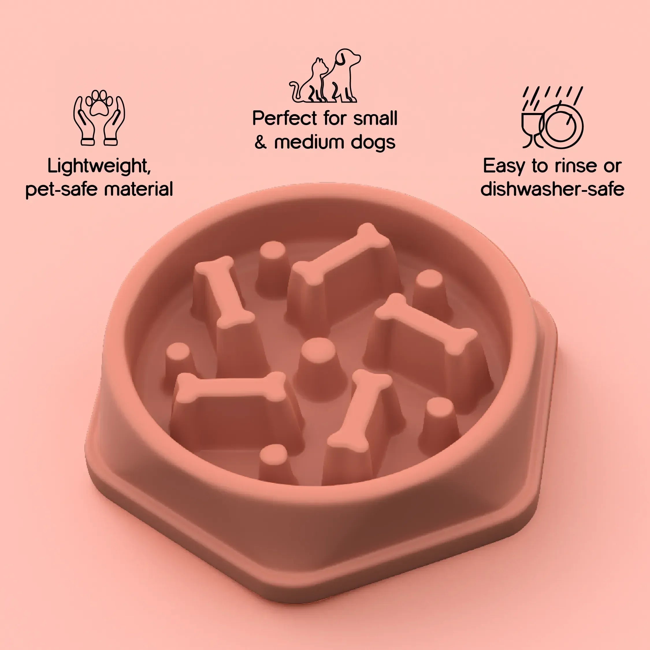 MindfulMunch Bowl – Interactive Pet Bowl for Healthy Eating - Tilting Heads