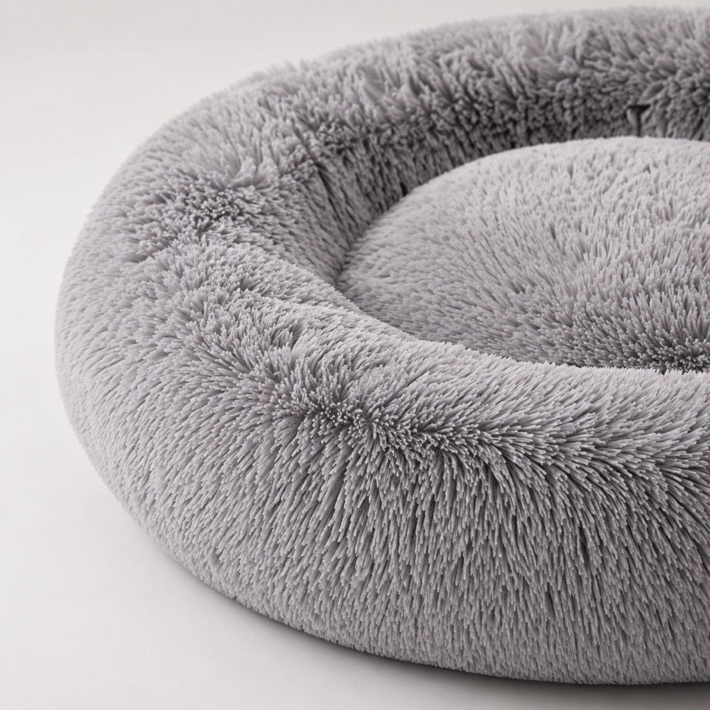 NapDen Donut Bed | Stress-Relief Pet Bed | Safe for All Skin Types - Tilting Heads