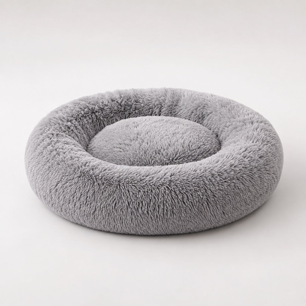 NapDen Donut Bed | Stress-Relief Pet Bed | Safe for All Skin Types - Tilting Heads