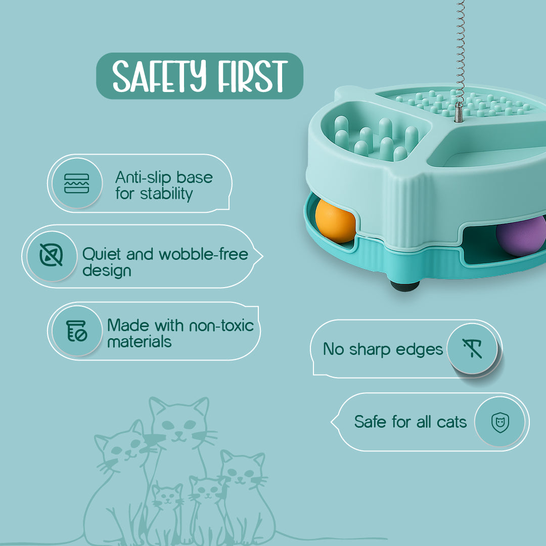NibblePlay Feeder Cat Toy | Play, Engage & Feed in One Fun Product