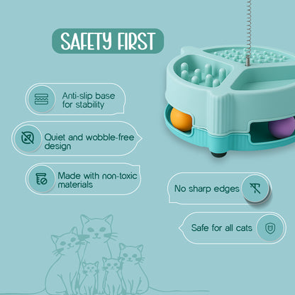 NibblePlay Feeder Cat Toy | Play, Engage & Feed in One Fun Product