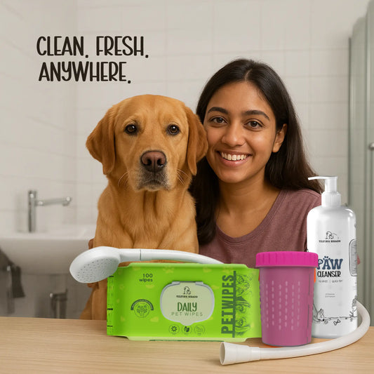 On-the-Go Hygiene Pack – Travel Grooming Kit for Dogs