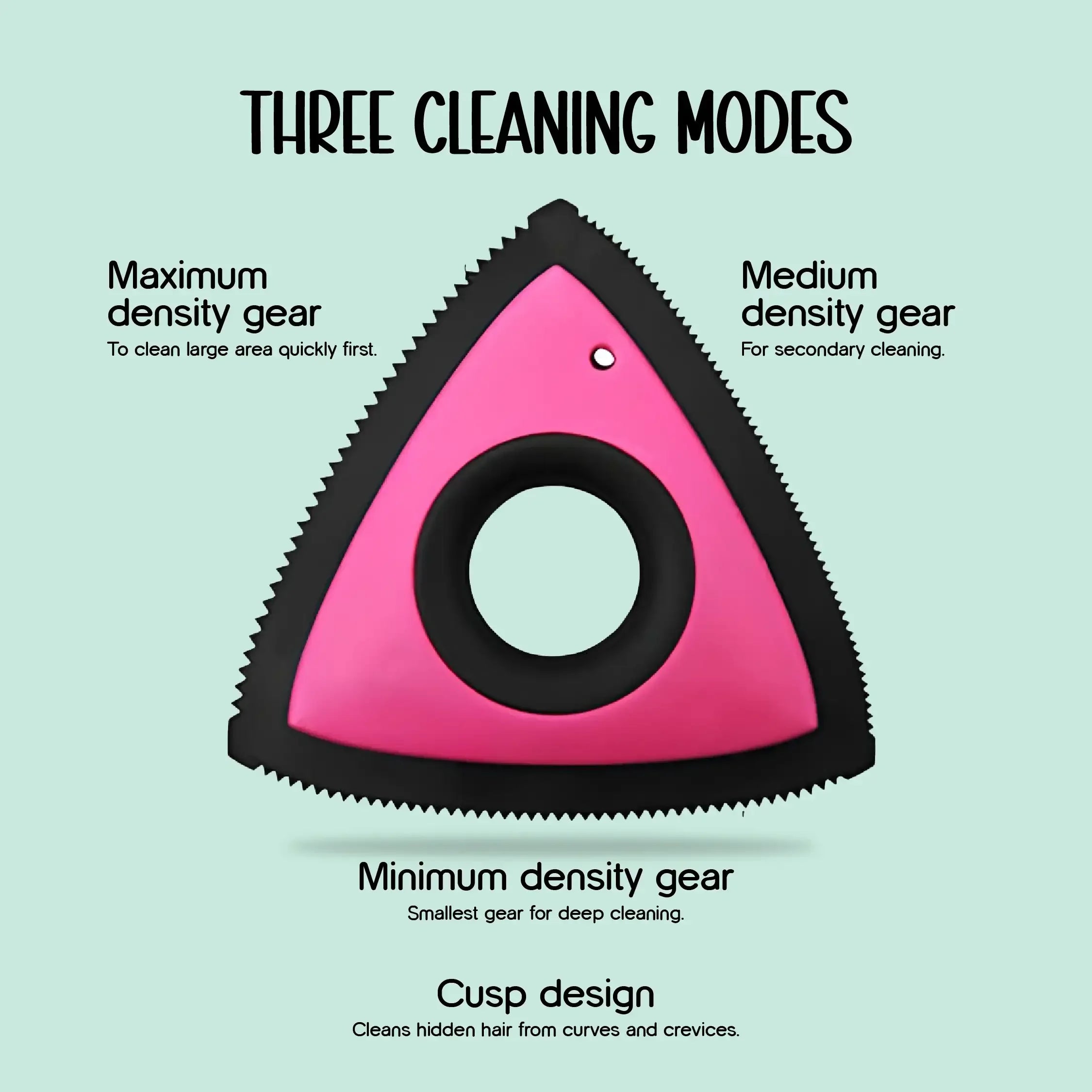 Opal Detangler | Clean Surfaces Instantly | Three Cleaning Modes - Tilting Heads