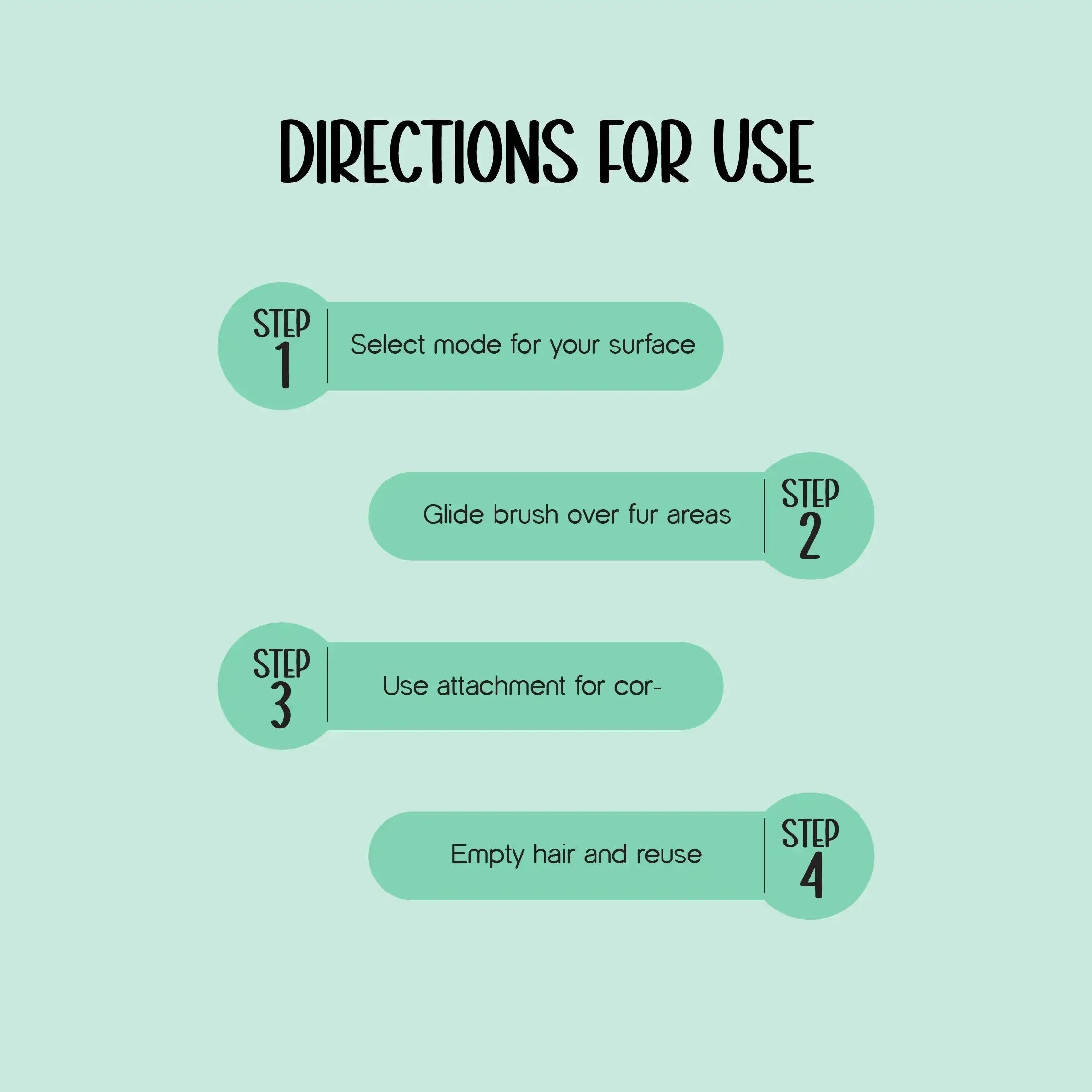Opal Detangler | Clean Surfaces Instantly | Three Cleaning Modes - Tilting Heads