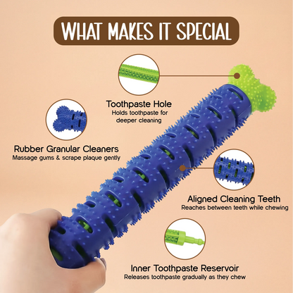 OralEase Chew Toy | Cleans Teeth, Massages Gums for Dogs & Cats