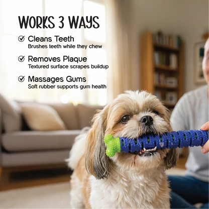 OralEase Chew Toy | Cleans Teeth, Massages Gums for Dogs & Cats