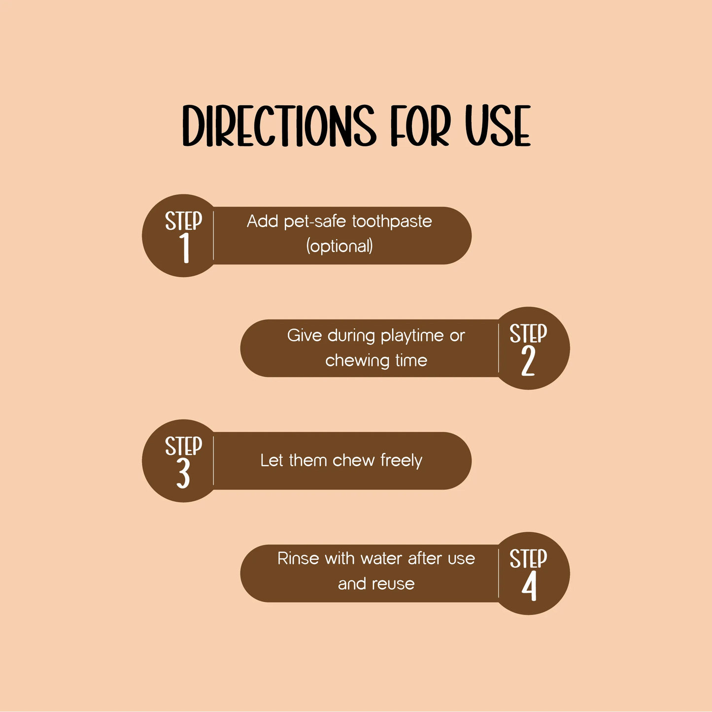 OralEase Chew Toy | Cleans Teeth, Massages Gums for Dogs & Cats