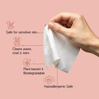 Daily Pet Wipes | 100 Pulls| Hypoallergenic, Eco-Friendly Cleaning Wipes for Dogs, Cats, Puppies & Kittens. - Tilting Heads