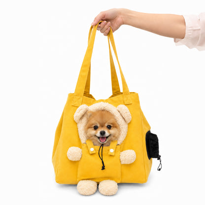 PocketPup Tote Bag - Travel Ready Breathable Tote for Small Pets up to 6.5 kg