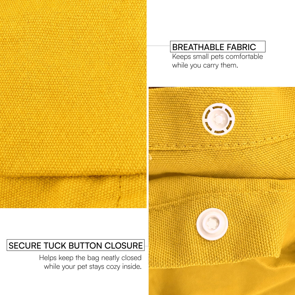 PocketPup Tote Bag - Travel Ready Breathable Tote for Small Pets up to 6.5 kg