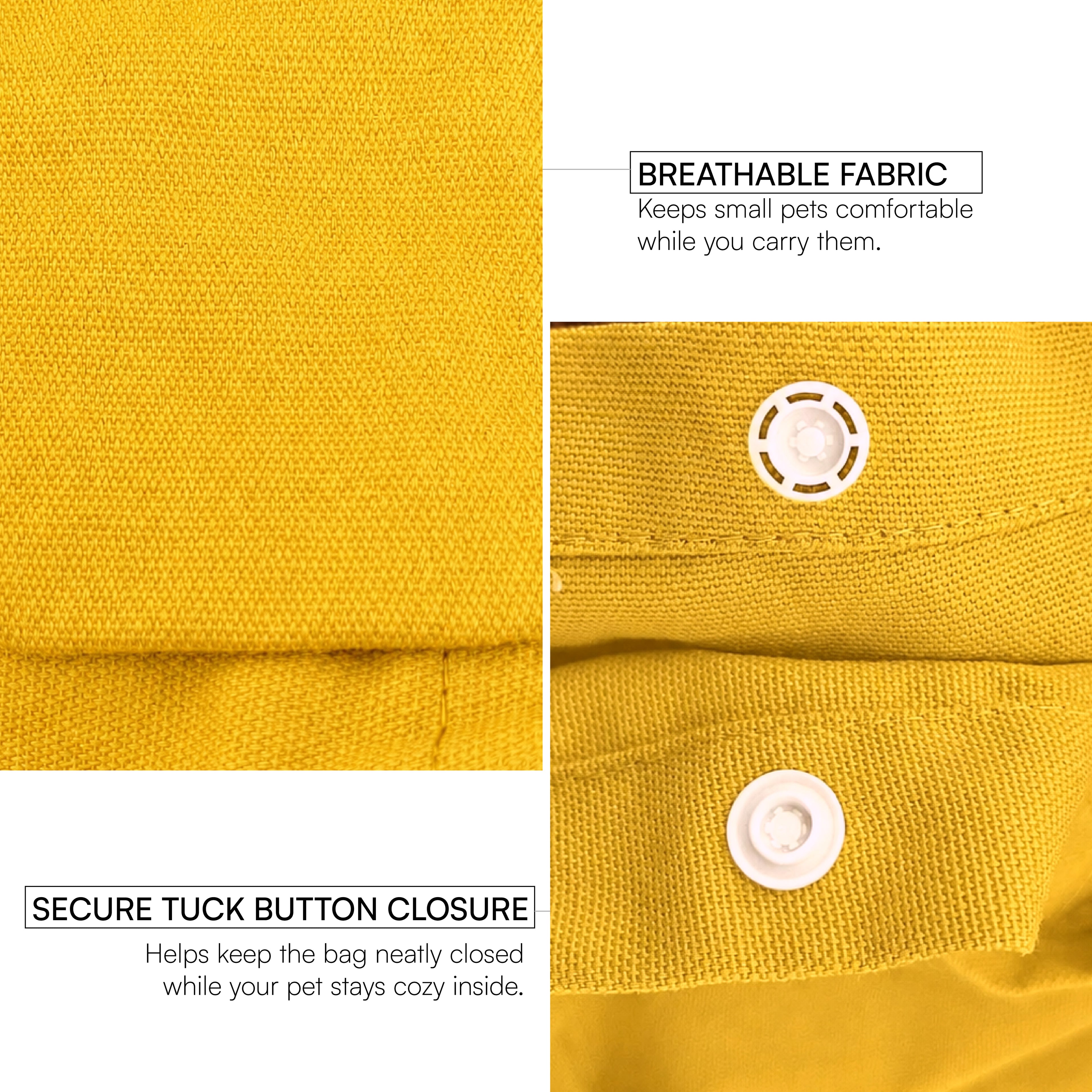 PocketPup Tote Bag - Travel Ready Breathable Tote for Small Pets up to 6.5 kg