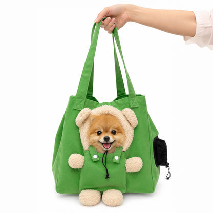 PocketPup Tote Bag - Travel Ready Breathable Tote for Small Pets up to 6.5 kg