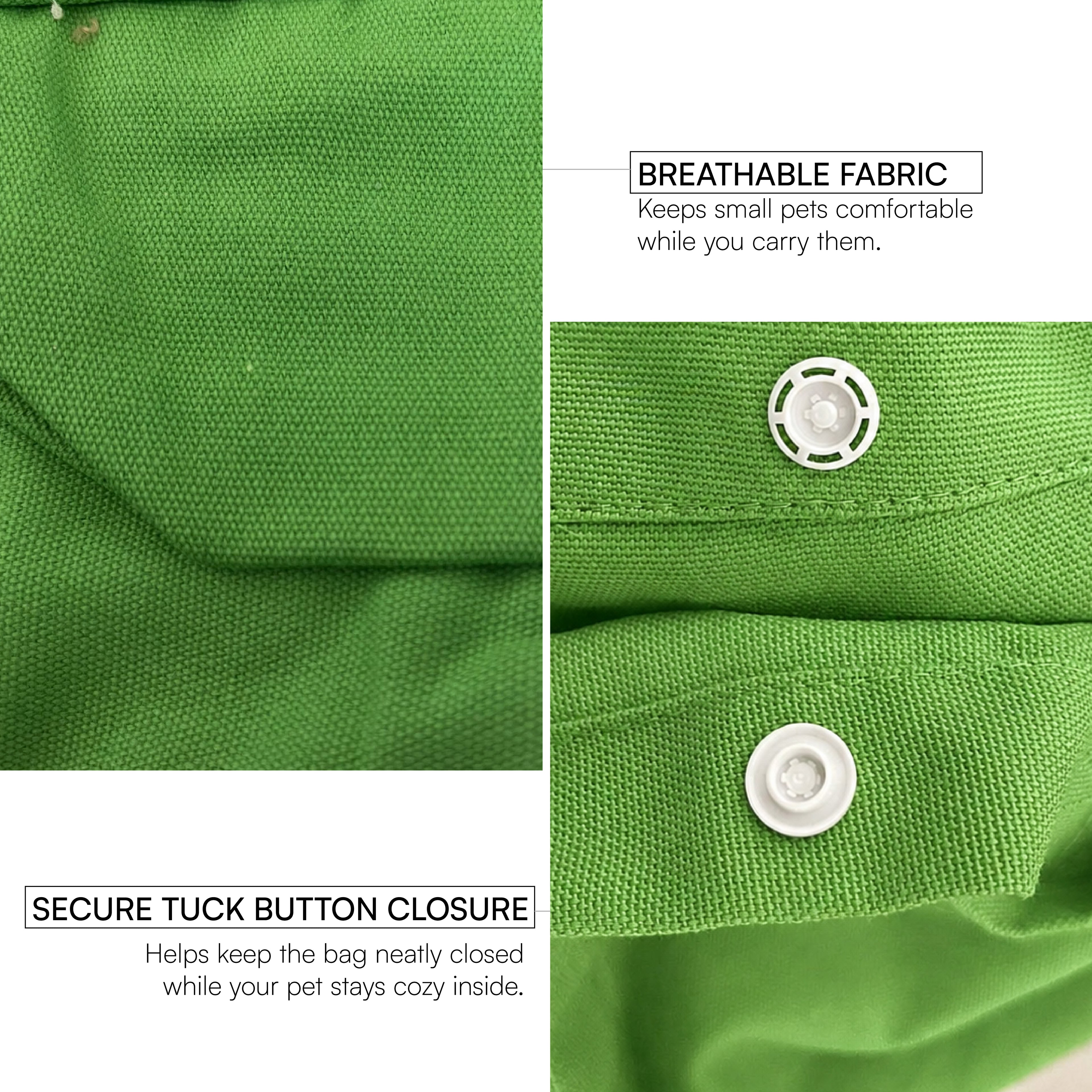 PocketPup Tote Bag - Travel Ready Breathable Tote for Small Pets up to 6.5 kg