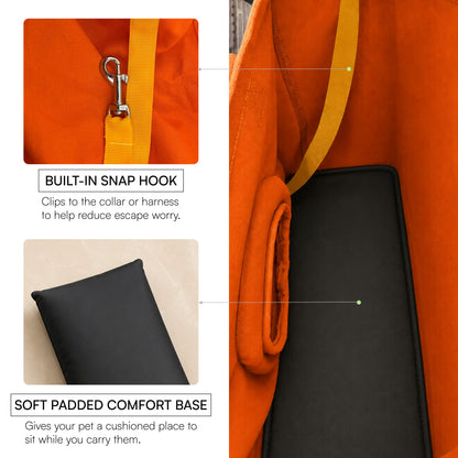 PocketPup Tote Bag - Travel Ready Breathable Tote for Small Pets up to 6.5 kg