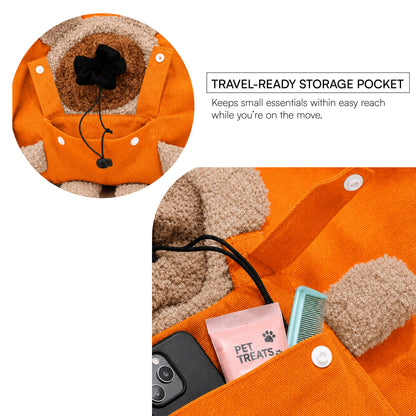 PocketPup Tote Bag - Travel Ready Breathable Tote for Small Pets up to 6.5 kg