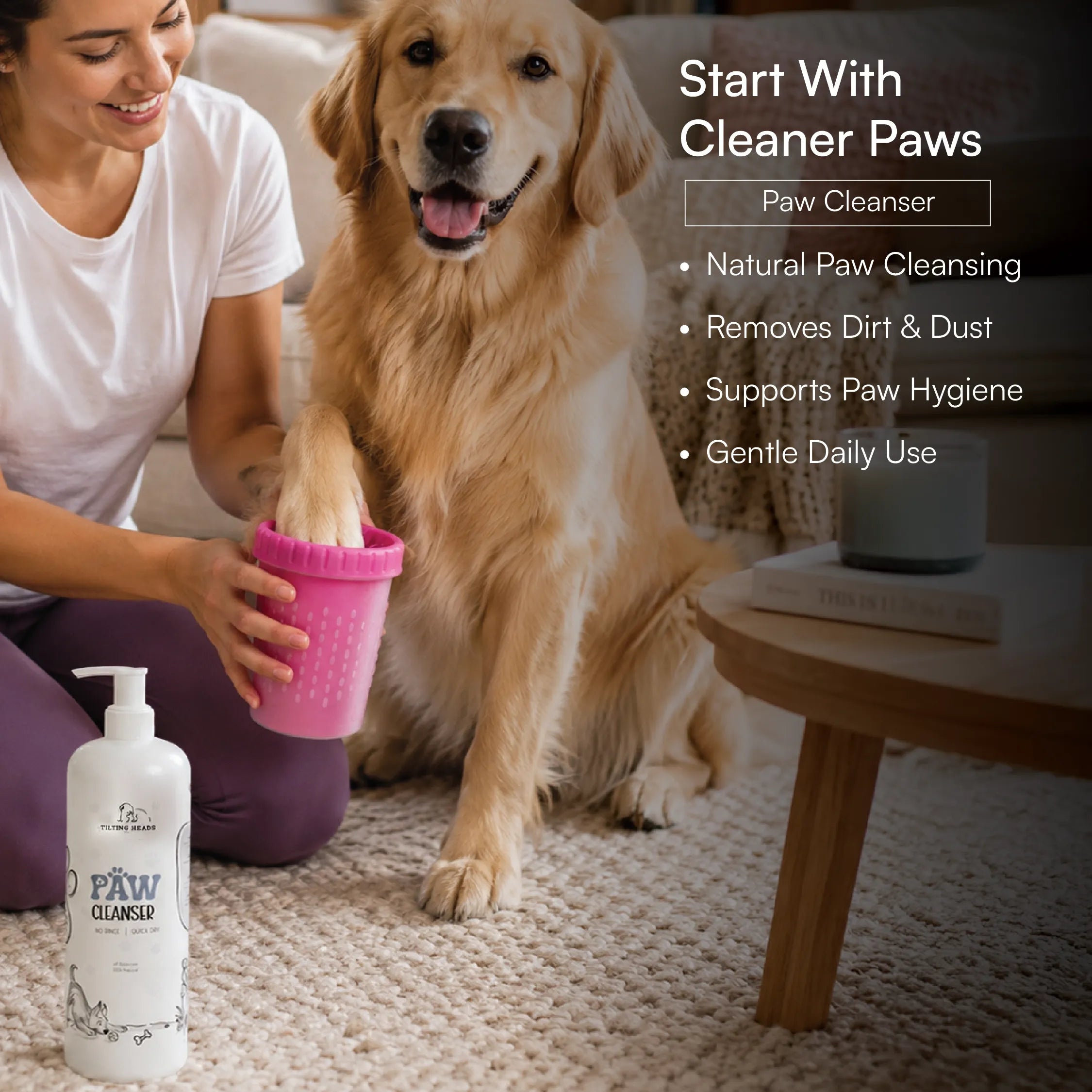 Paw Care Kit | Clean, Moisturize & Trim Paws After Walks | Complete Daily Paw Hygiene Set