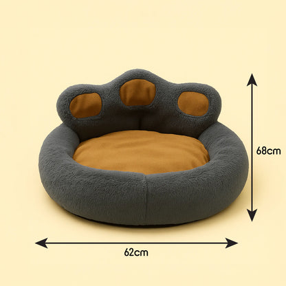 Pebble Pod | Plush Paw Bed | Washable Comfort for Cats & Small Dogs