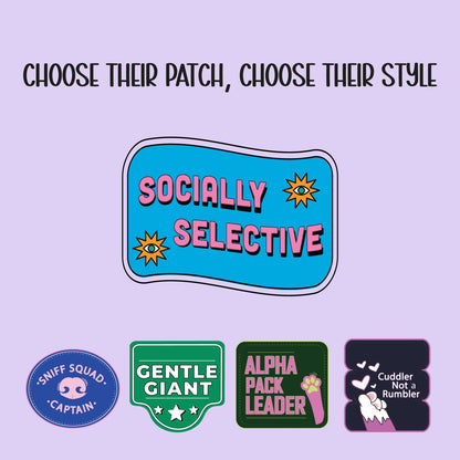 Persona Jacket | Winter Comfort Tailored to Your Pet’s Unique Personality | Denim Look | Soft Puffer Lining