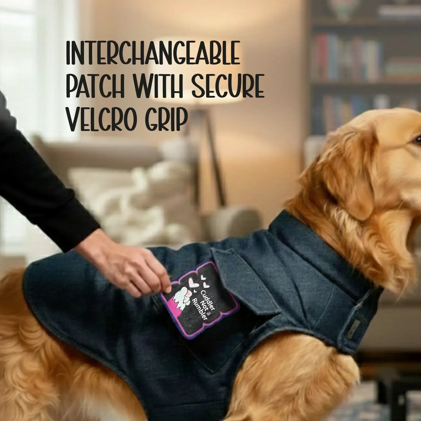 Persona Jacket | Winter Comfort Tailored to Your Pet’s Unique Personality | Denim Look | Soft Puffer Lining - Tilting Heads