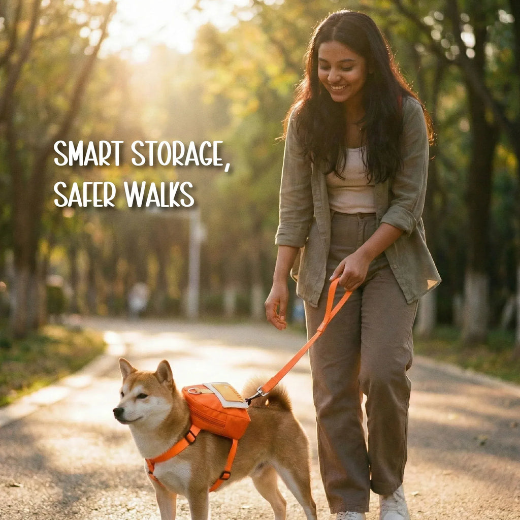 PetCore Satchel | With Matching Leash | Their Own Backpack | Easy Walk Control - Tilting Heads