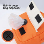PetCore Satchel | With Matching Leash | Their Own Backpack | Easy Walk Control - Tilting Heads