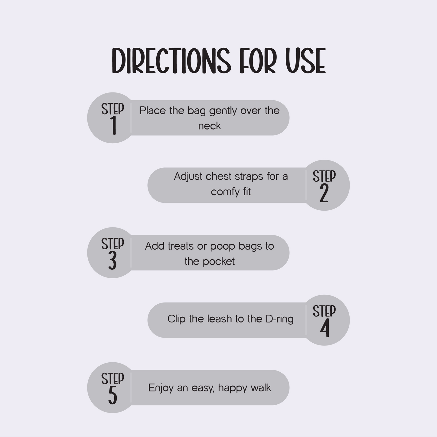 PetCore Satchel | With Matching Leash | Their Own Backpack | Easy Walk Control