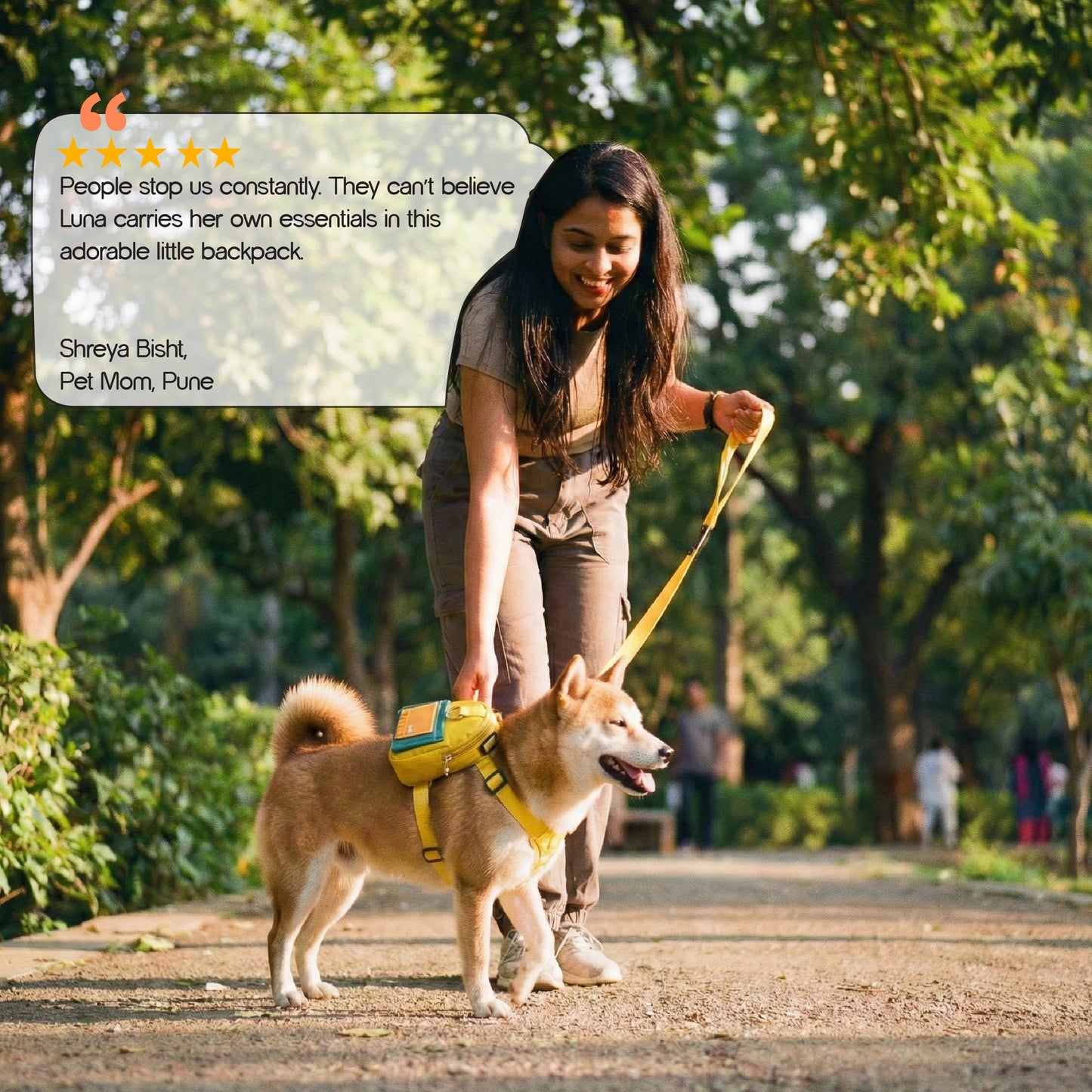 PetCore Satchel | With Matching Leash | Their Own Backpack | Easy Walk Control