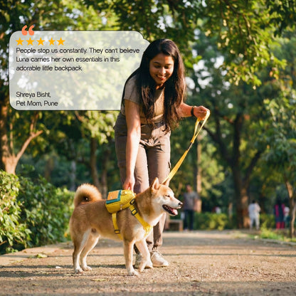 PetCore Satchel | With Matching Leash | Their Own Backpack | Easy Walk Control