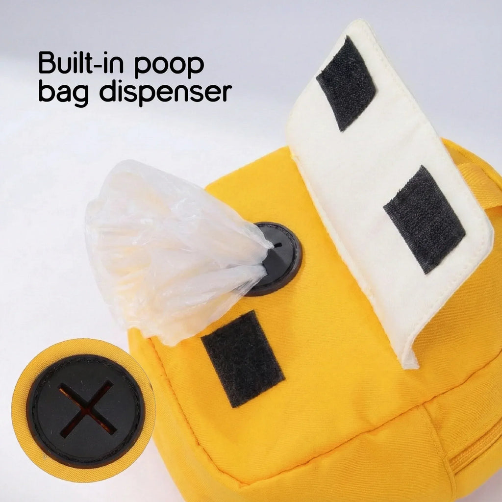 PetCore Satchel | With Matching Leash | Their Own Backpack | Easy Walk Control - Tilting Heads