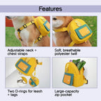 PetCore Satchel | With Matching Leash | Their Own Backpack | Easy Walk Control - Tilting Heads