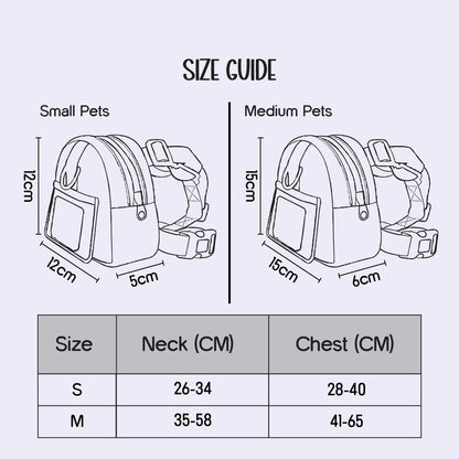 PetCore Satchel | With Matching Leash | Their Own Backpack | Easy Walk Control
