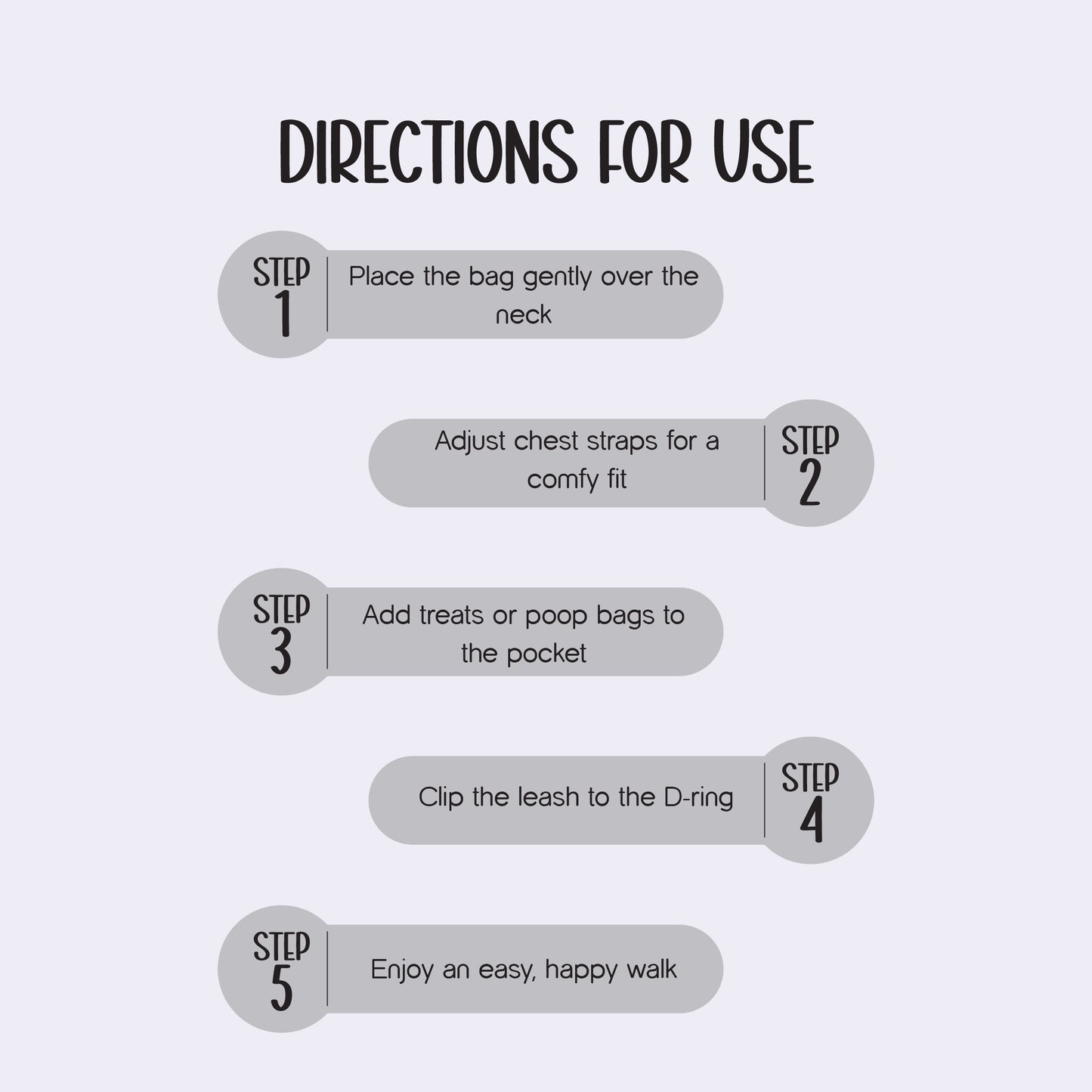 PetCore Satchel | With Matching Leash | Their Own Backpack | Easy Walk Control