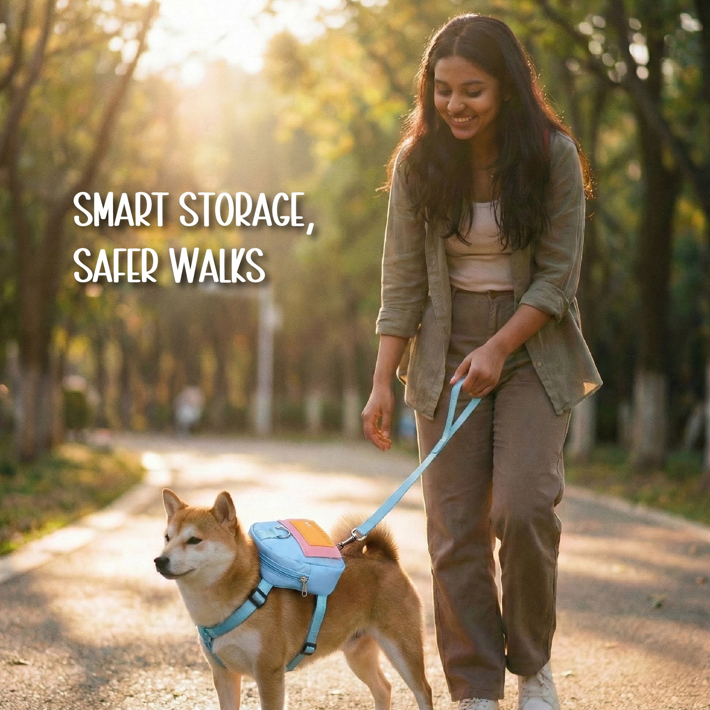PetCore Satchel | With Matching Leash | Their Own Backpack | Easy Walk Control