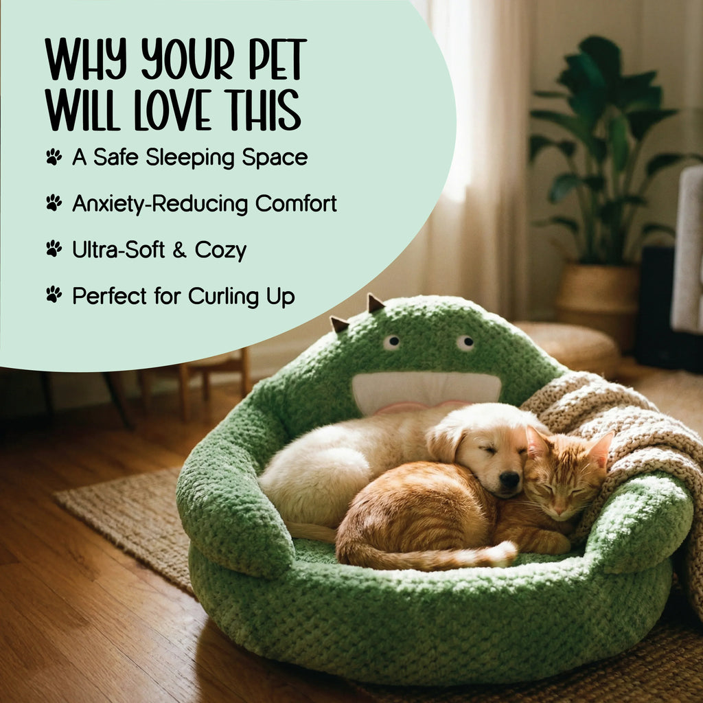 Plume Bed – Ultra-Soft Calming Bed for Cats & Small Pets - Tilting Heads
