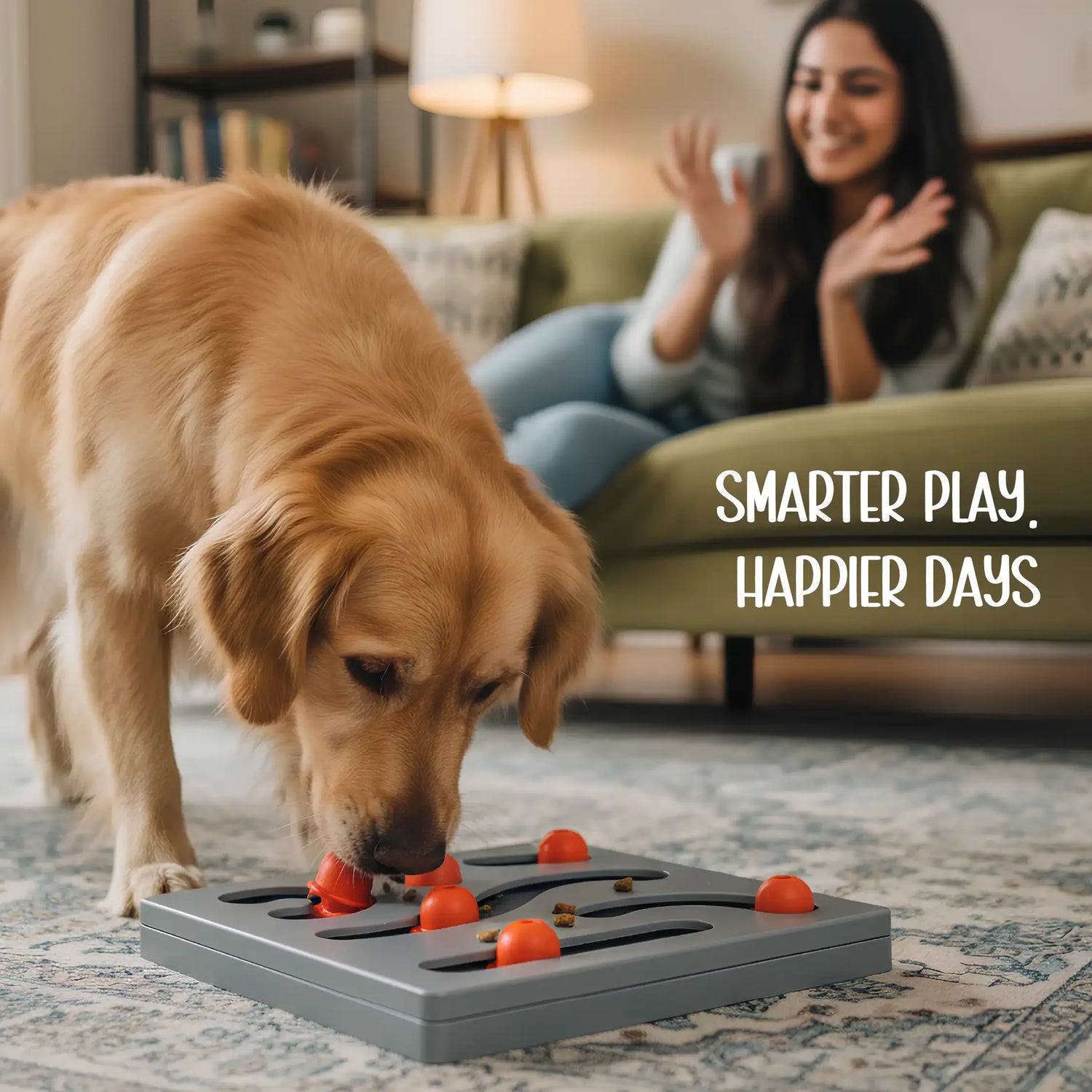 PupIQ Playboard | Smart Puzzle Toy | Boredom-Free Play - Tilting Heads