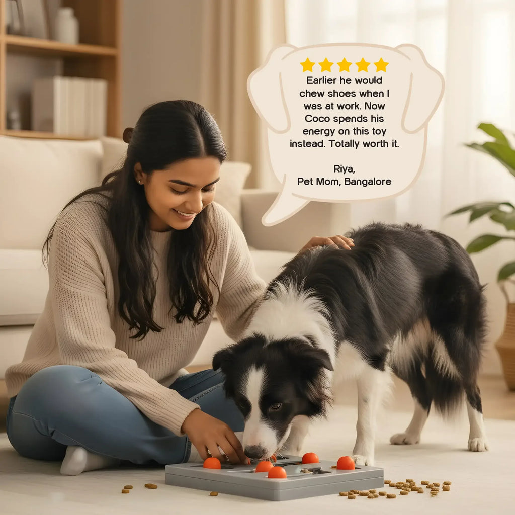 PupIQ Playboard | Smart Puzzle Toy | Boredom-Free Play - Tilting Heads