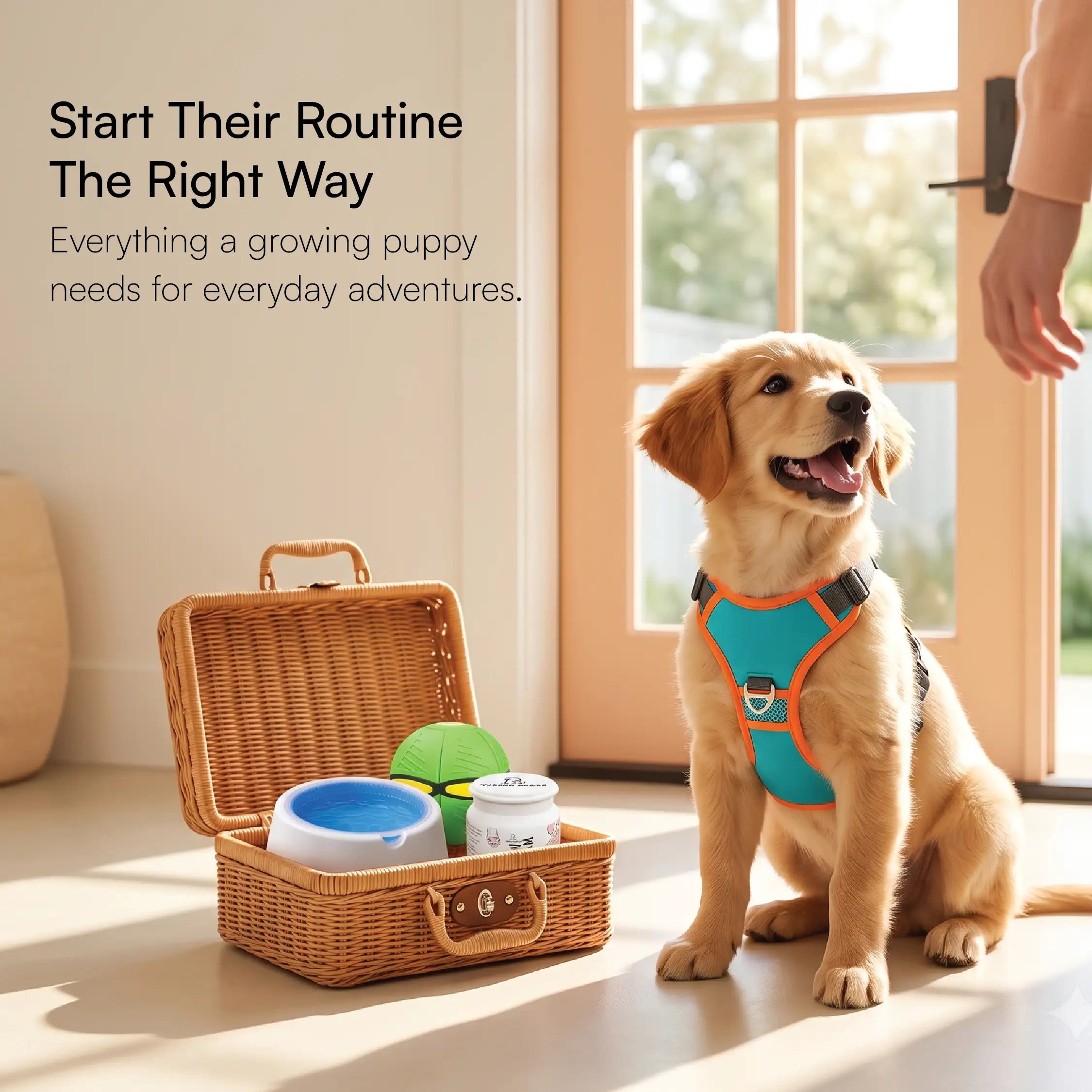 Puppy Starter Pack | Walk, Sip, Fetch & Protect