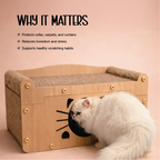 Purr Den Cat Scratcher – Scratch, Play & Lounge in One Cozy Hideout