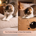 Purr Den Cat Scratcher – Scratch, Play & Lounge in One Cozy Hideout