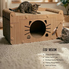 Purr Den Cat Scratcher – Scratch, Play & Lounge in One Cozy Hideout