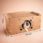 Purr Den Cat Scratcher – Scratch, Play & Lounge in One Cozy Hideout