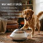 PushPop Treat Tumbler – Interactive Treat Dispensing Toy for Dogs
