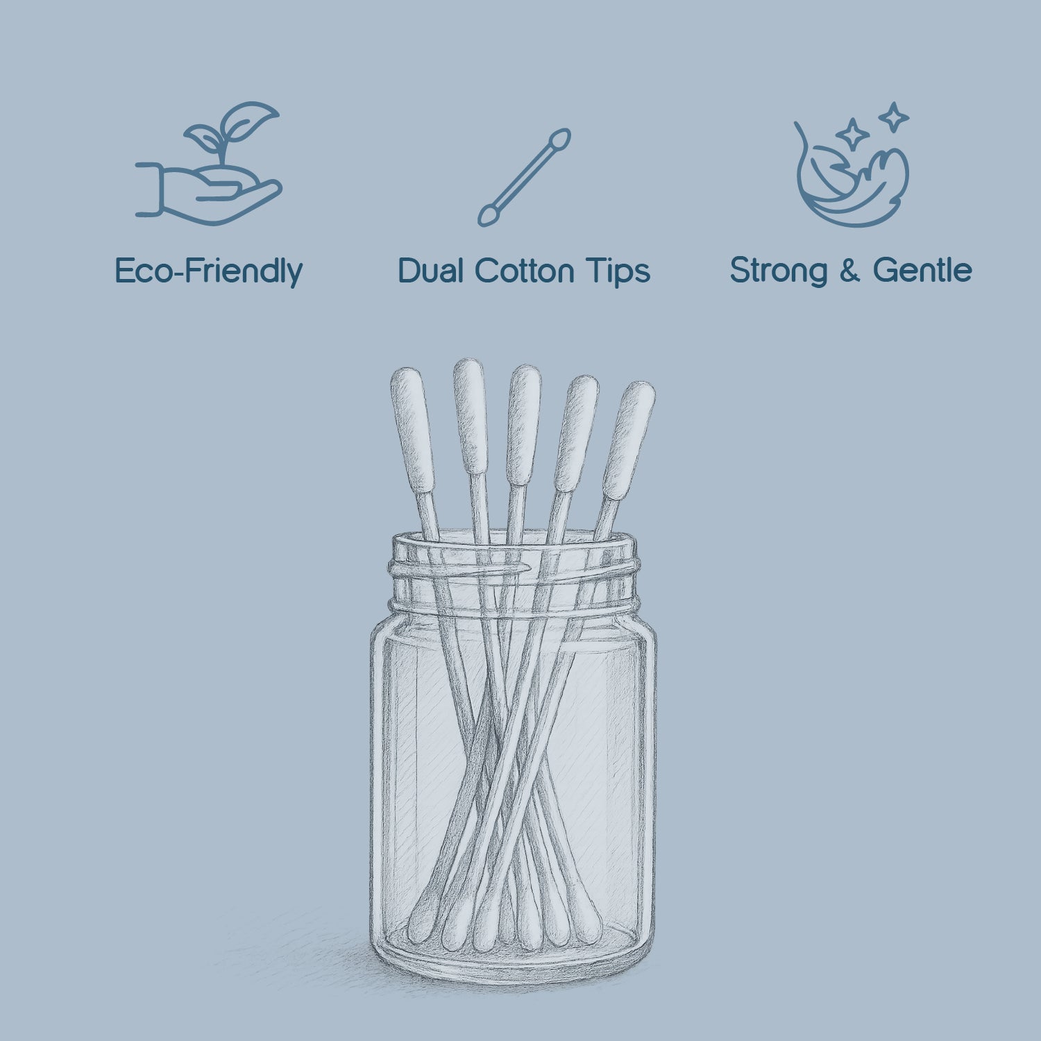 EarEase Pet Swabs – Gentle Cleaning for Pets’ Ears, Eyes & More