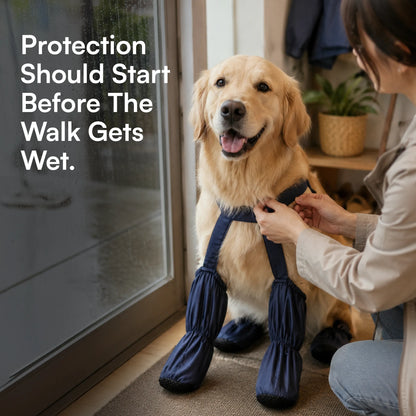 Pawveralls Suspender Boots For Dogs | Secure, Flexible & Weather-Ready | For Daily Walks & Outdoor Adventures| All-Terrain