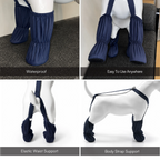 Pawveralls Suspender Boots For Dogs | Secure, Flexible & Weather-Ready | For Daily Walks & Outdoor Adventures| All-Terrain