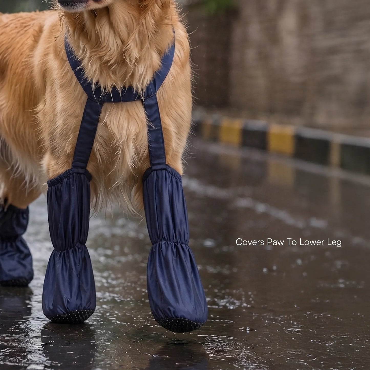 Pawveralls Suspender Boots For Dogs | Secure, Flexible & Weather-Ready | For Daily Walks & Outdoor Adventures| All-Terrain