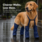 Pawveralls Suspender Boots For Dogs | Secure, Flexible & Weather-Ready | For Daily Walks & Outdoor Adventures| All-Terrain