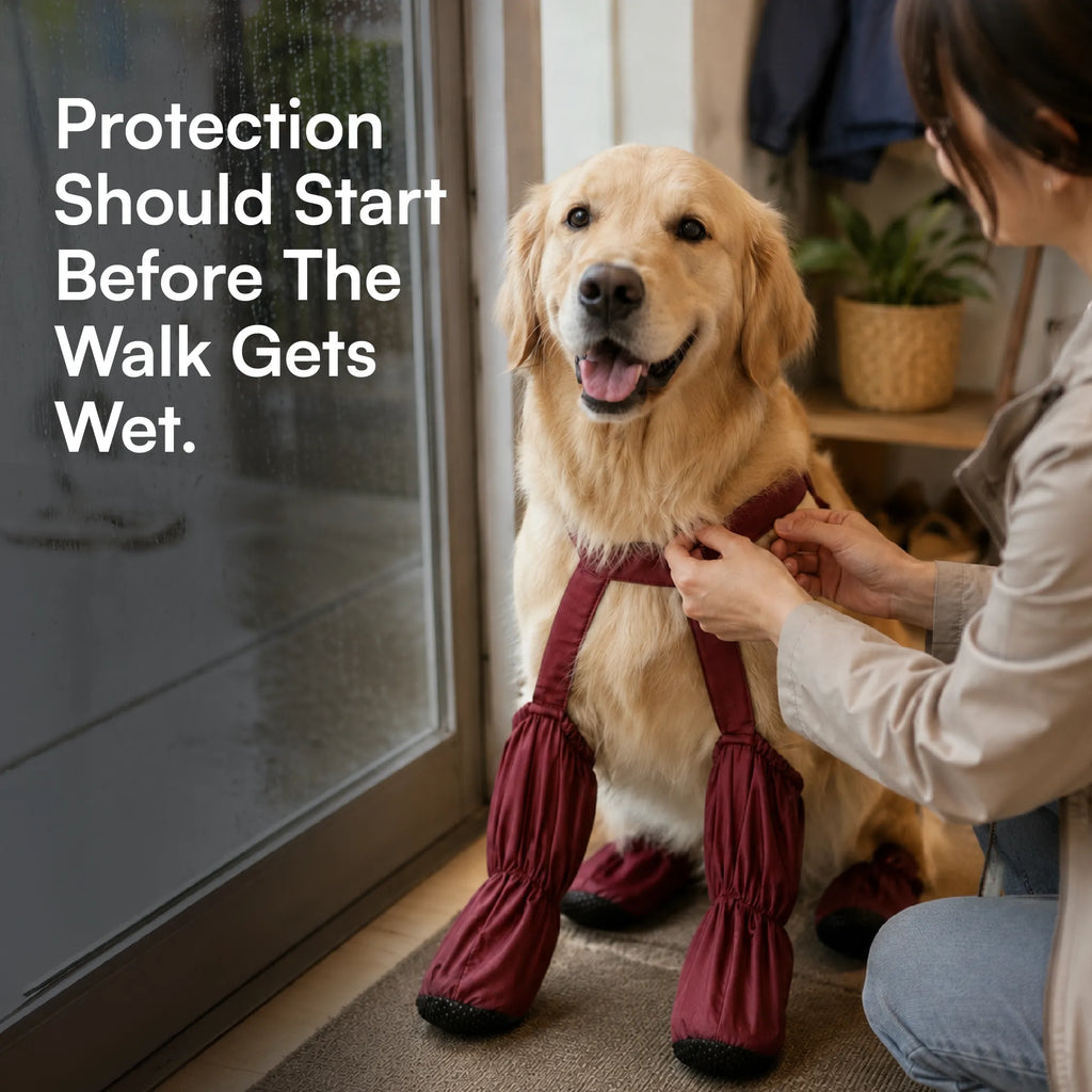 Pawveralls Suspender Boots For Dogs | Secure, Flexible & Weather-Ready | For Daily Walks & Outdoor Adventures| All-Terrain