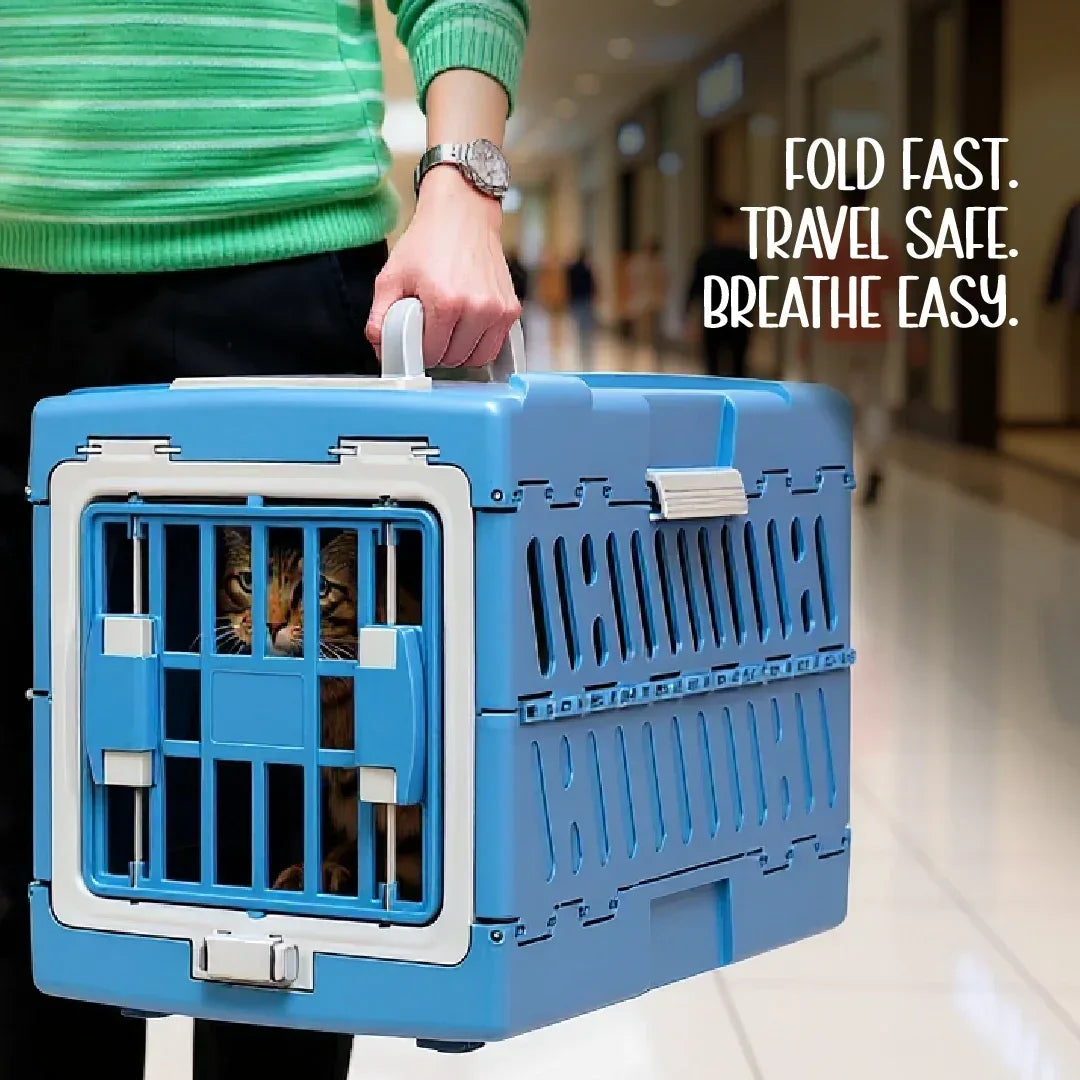 SnapCase | Foldable Pet Carrier – Safe, Airy & Travel-Ready Comfort - Tilting Heads