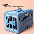 SnapCase | Foldable Pet Carrier – Safe, Airy & Travel-Ready Comfort - Tilting Heads